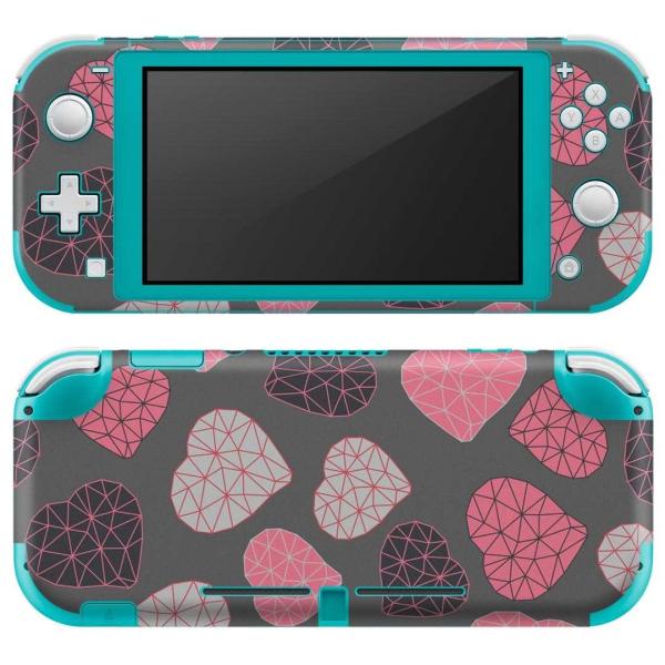 igsticker Nintendo Switch Lite ��p �f�U�C���X�L���V�[�� �S�� �C�V�� ��p �j���e���h�[ �X�C�b�` ���C�g  �͗l�@�O���[�@�s���N 010574