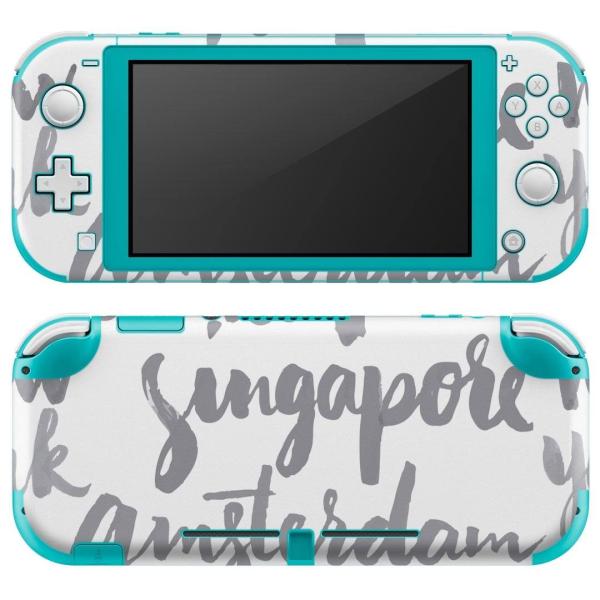 igsticker Nintendo Switch Lite ��p �f�U�C���X�L���V�[�� �S�� �C�V�� ��p �j���e���h�[ �X�C�b�` ���C�g  �p��@�����@�O���[ 010967