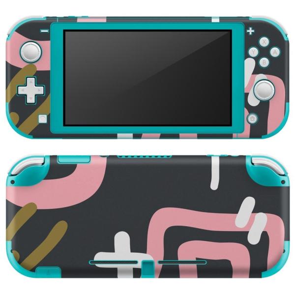 igsticker Nintendo Switch Lite ��p �f�U�C���X�L���V�[�� �S�� �C�V�� ��p �j���e���h�[ �X�C�b�` ���C�g  �v���X�@�O���[�@�s���N 011031
