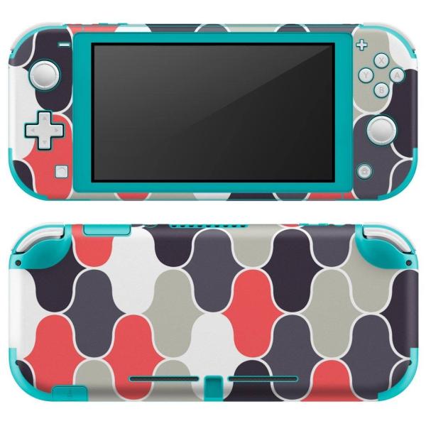 igsticker Nintendo Switch Lite ��p �f�U�C���X�L���V�[�� �S�� �C�V�� ��p �j���e���h�[ �X�C�b�` ���C�g  �͗l�@�s���N�@�O���[ 011390