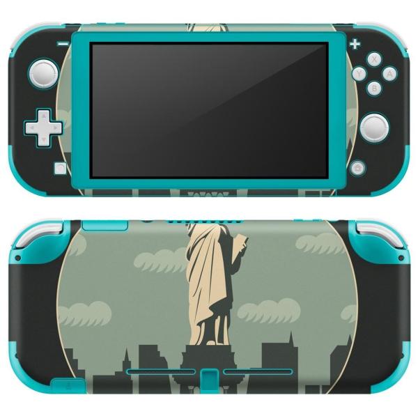 igsticker Nintendo Switch Lite ��p �f�U�C���X�L���V�[�� �S�� �C�V�� ��p �j���e���h�[ �X�C�b�` ���C�g  �A�����J�@�O���@���R�̏��_ 011634