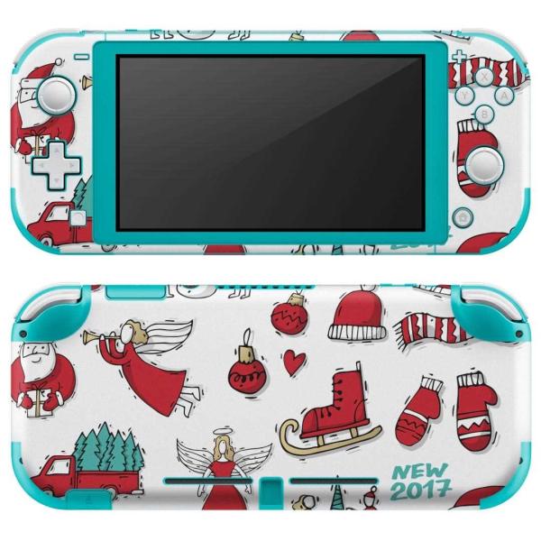 igsticker Nintendo Switch Lite ��p �f�U�C���X�L���V�[�� �S�� �C�V�� ��p �j���e���h�[ �X�C�b�` ���C�g  �N���X�}�X�@�T���^�N���[�X 015488
