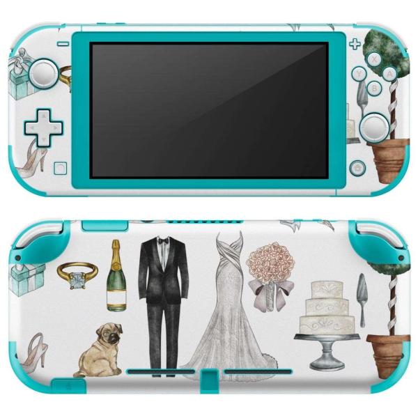 igsticker Nintendo Switch Lite ��p �f�U�C���X�L���V�[�� �S�� �C�V�� ��p �j���e���h�[ �X�C�b�` ���C�g  �����@�������@�h���X�@�^�L�V�[�h 015560