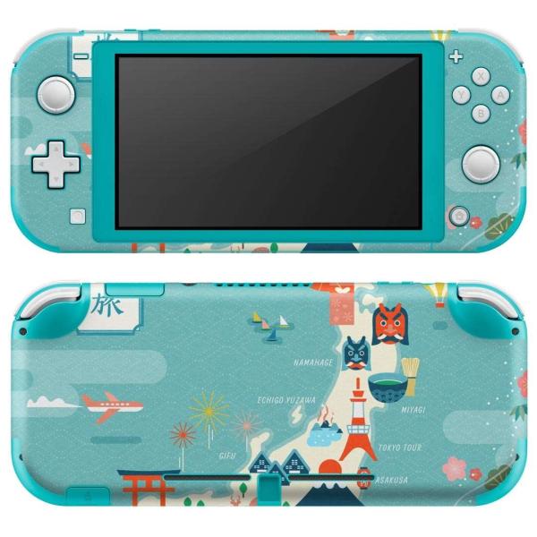 igsticker Nintendo Switch Lite ��p �f�U�C���X�L���V�[�� �S�� �C�V�� ��p �j���e���h�[ �X�C�b�` ���C�g  ���{�@�n�}�@ 015756