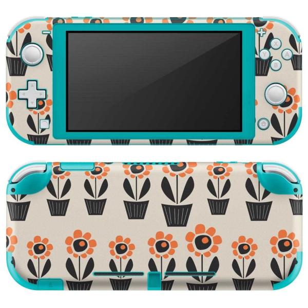 igsticker Nintendo Switch Lite ��p �f�U�C���X�L���V�[�� �S�� �C�V�� ��p �j���e���h�[ �X�C�b�` ���C�g  �ԁ@flower�@�I�����W 015982