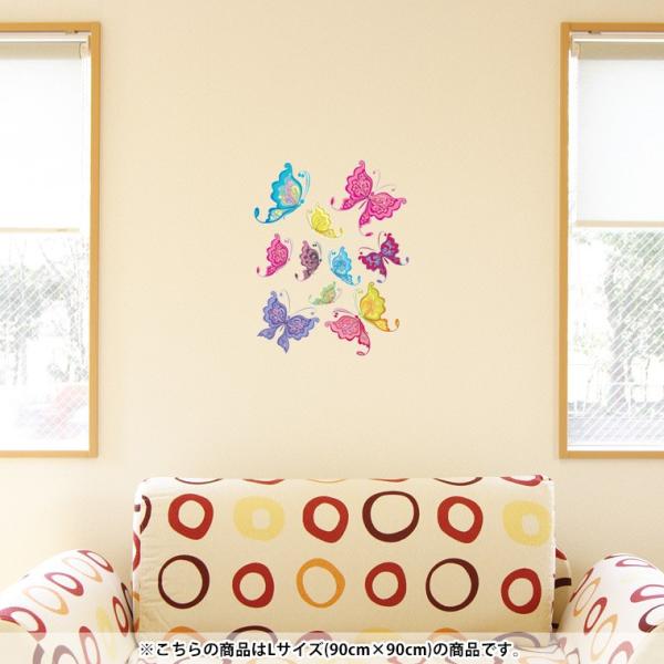 �E�H�[���X�e�b�J�[ ���� 90×90cm �V�[���� ���� ������� �ǎ� �͂����� �������� �J�b�e�B���O�V�[�g wall sticke  ���@�J���t���@���傤 007799