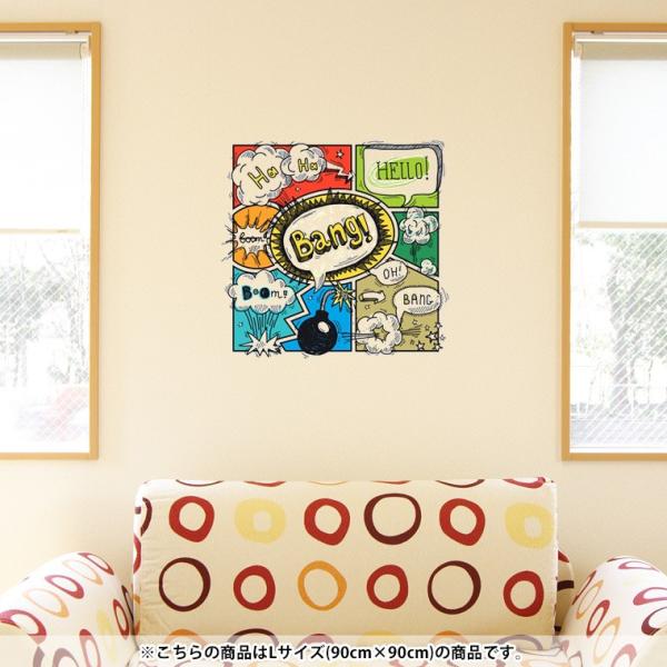 EH[XebJ[  90×90cm V[   ǎ ͂  JbeBOV[g wall sticke  @}K@CXg 008784