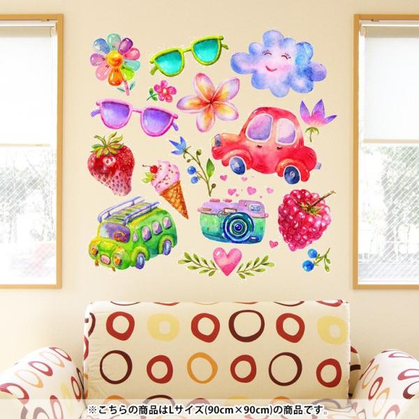 EH[XebJ[  90×90cm V[   ǎ ͂  JbeBOV[g wall sticke  킢@CXg@Jt 014805