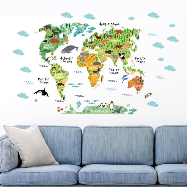 地図 シール式ウォールステッカー ウォールステッカー 飾り 90 90cm 世界地図 日本地図 World Map Japan 大陸 剥がせる カッティングシート Buyee 日本代购平台 产品购物网站大全 Buyee一站式代购 Bot Online