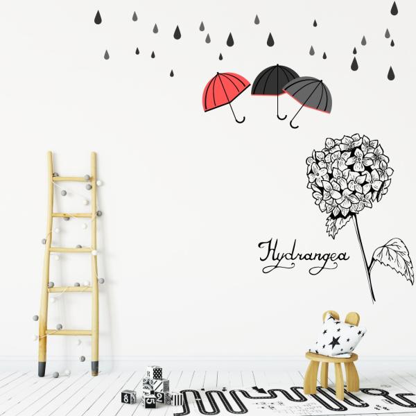 EH[XebJ[  590×1327mm wall sticker ~J J rainy day rainy season AWTC z P EH[XebJ[ 016354