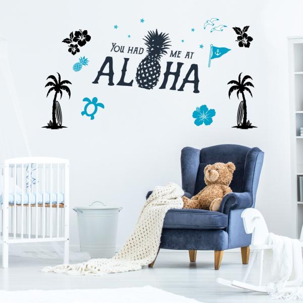EH[XebJ[  590×1327mm wall sticker  summer ċx C pCibv V̖ EH[XebJ[ 016562