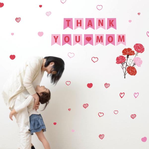 EH[XebJ[  590×1327mm wall sticker ̓ mothers day j  J[l[V  K[h n[g sN EH[XebJ[ 016860