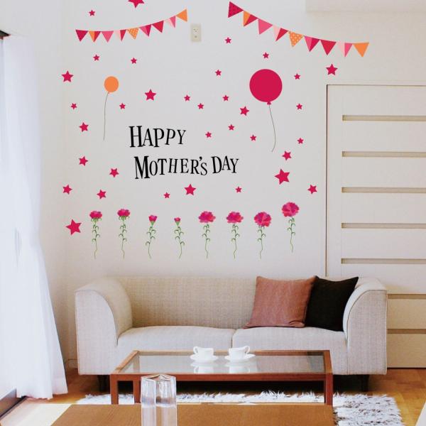EH[XebJ[  590×1327mm wall sticker ̓ mothers day J[l[V  D v[g EH[XebJ[ 016866