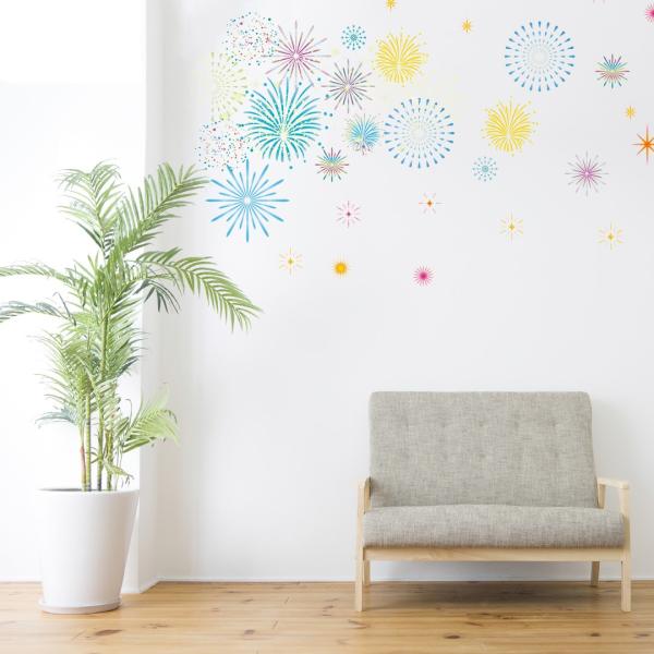 �ā��V�[�����E�H�[���X�e�b�J�[ 600×1350mm�@summer �ċx�� �Ղ� �Ђ܂�� �C ���z SURF ����@�ԉ΁@�Ղ�@fireworks�@016924