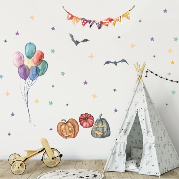 EH[XebJ[  590×1327mm wall sticker halloween nEB ڂ ^ p[eB D  EH[XebJ[ 016974