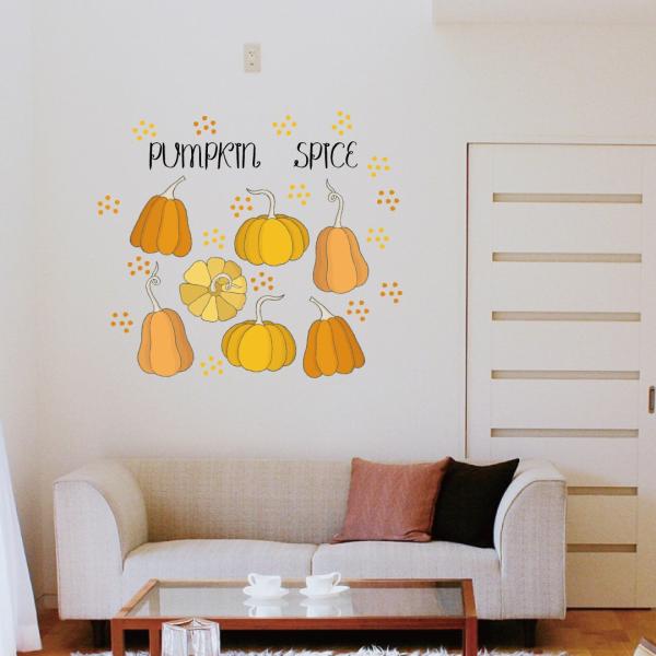 �n���E�B�� �n���E�B�[�����E�H�[���X�e�b�J�[ halloween  90×90cm�@pumpkin�@���ڂ���@����@016992