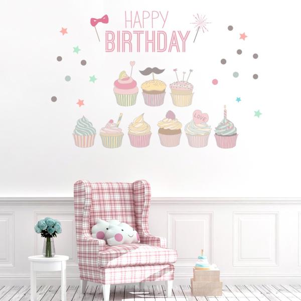 aV[EH[XebJ[ a birthday  90×90cm P[L o[Xf[p[eB@JbvP[L@킢@XC[c@@017007