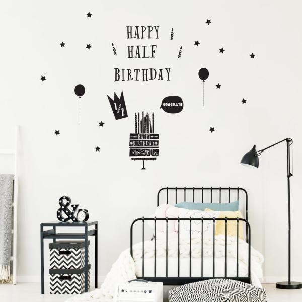 EH[XebJ[  590×1327mm wall sticker n[to[Xf[ D j mg[  p[eB[ EH[XebJ[ 017316