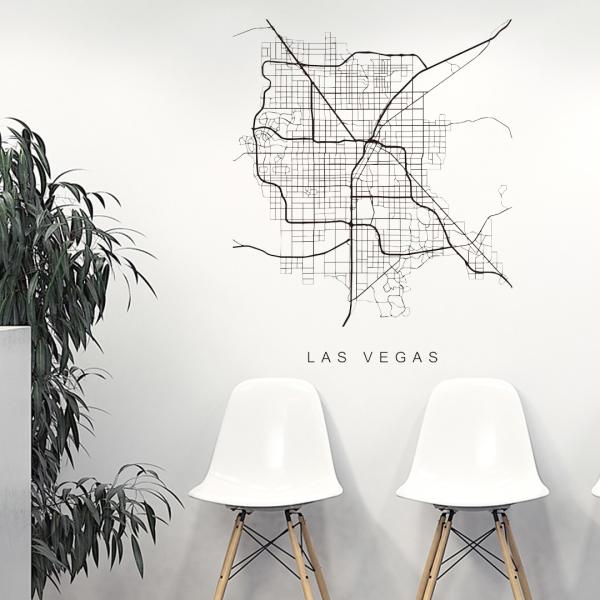 E̓ssMAPV[EH[XebJ[ 90×90cm n} Xg[g}bv street map world city@ss@n}@En}@@050141 Las Vegas, Nevada