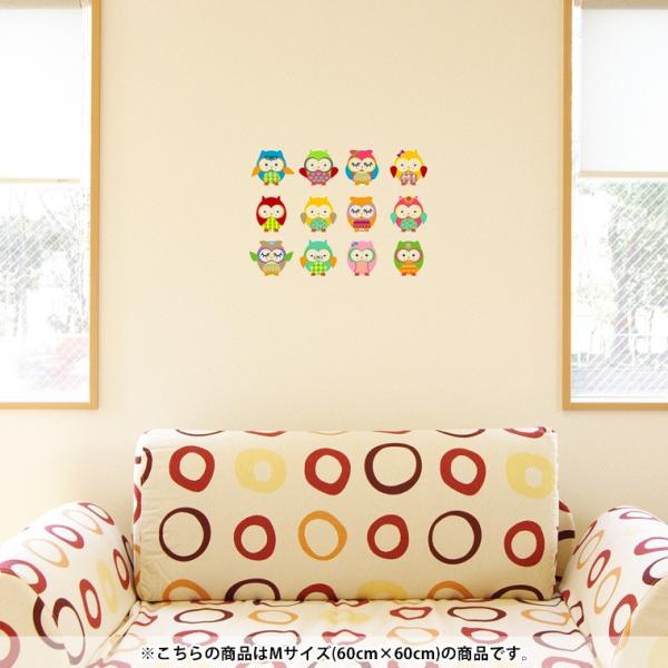 �E�H�[���X�e�b�J�[ ���� 60×60cm �V�[���� ���� ������� �ǎ� �͂����� �������� �J�b�e�B���O�V�[�g wall sticke  �t�N���E�@�J���t���@�͗l 008451