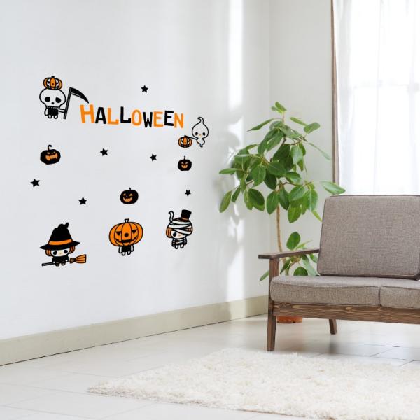 EH[XebJ[  390×877mm wall sticker nEB halloween ڂ ΂ ^   킢 EH[XebJ[ 013072