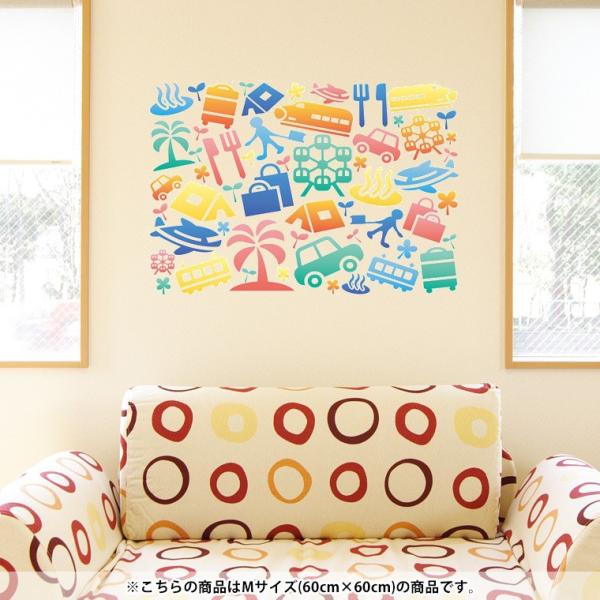 EH[XebJ[  60×60cm V[   ǎ ͂  JbeBOV[g wall sticke  Jt@V̖؁@][g 014088