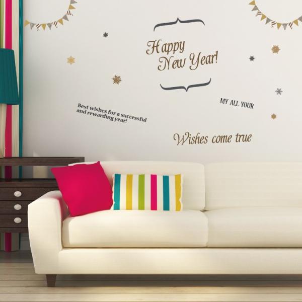 EH[XebJ[  390×877mm wall sticker  މVN newyear p p[eB K[h EH[XebJ[ 015123