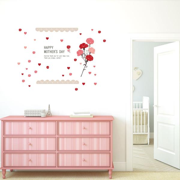 EH[XebJ[  390×877mm wall sticker  ̓ mothers day J[l[V  v[g EH[XebJ[ 015900