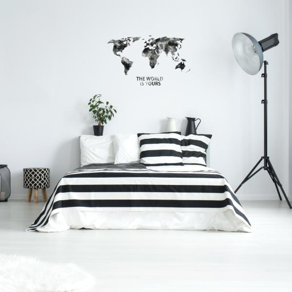 EH[XebJ[  390×877mm wall sticker n} En} world map 嗤 n mg[ EH[XebJ[ 016020