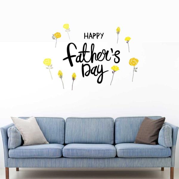 EH[XebJ[  390×877mm wall sticker ̓ fathers day  v[g pp e  F EH[XebJ[ 016264