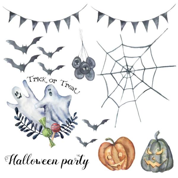 EH[XebJ[  390×877mm wall sticker nEB halloween ڂ ^  RE EH[XebJ[ 016632