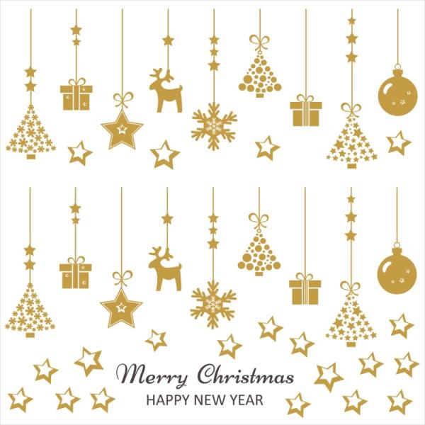 �E�H�[���X�e�b�J�[ ���� 390×877mm wall sticker �I�[�i�����g �N���X�}�X �p�[�e�B 016660