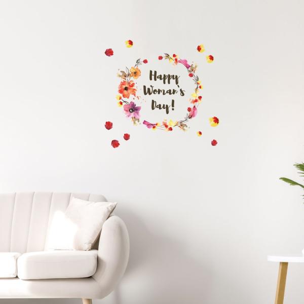 EH[XebJ[  390×877mm wall sticker ̓ mothers day  [X p EH[XebJ[ 016864