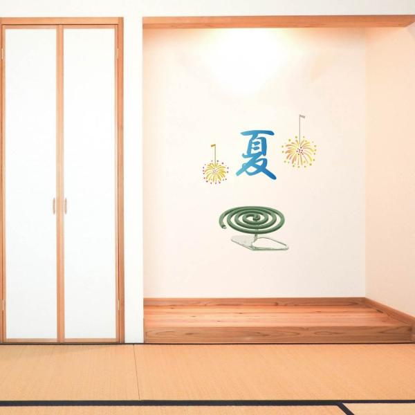 EH[XebJ[  390×877mm wall sticker  summer ċx ԉ  EH[XebJ[ 016948