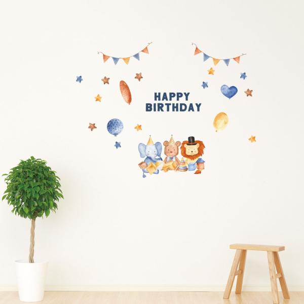 EH[XebJ[  390×877mm wall sticker o[Xf[ D j  킢 p[eB[ EH[XebJ[ 017310