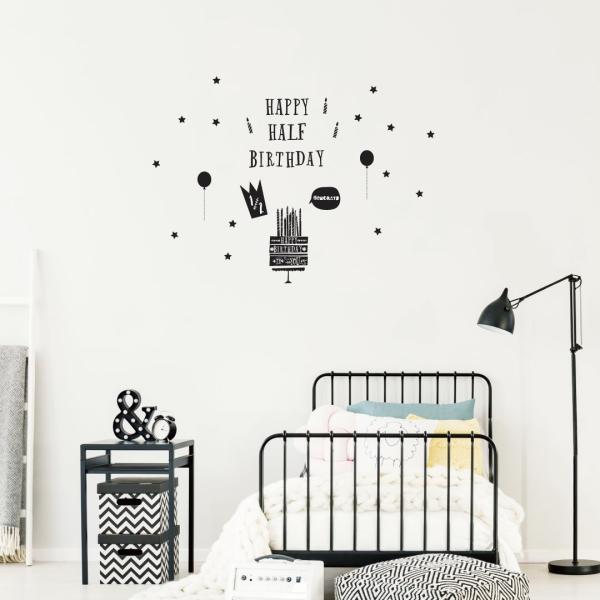 EH[XebJ[  390×877mm wall sticker n[to[Xf[ D j mg[  p[eB[ EH[XebJ[ 017316