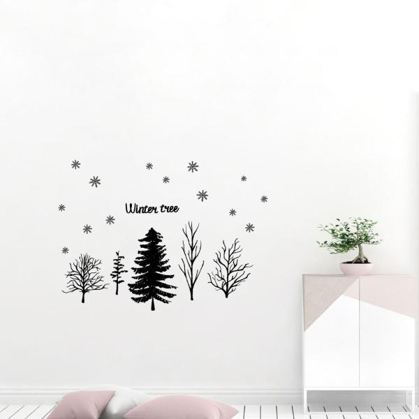 EH[XebJ[  390×877mm wall sticker NX}X Christmas  tree mg[ ~ EH[XebJ[ 017594