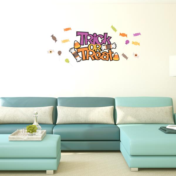 �n���E�B�� �n���E�B�[�����E�H�[���X�e�b�J�[ halloween  400×900mm�@���ڂ���@���΂��@��  ���킢�� ���� cute�@019719