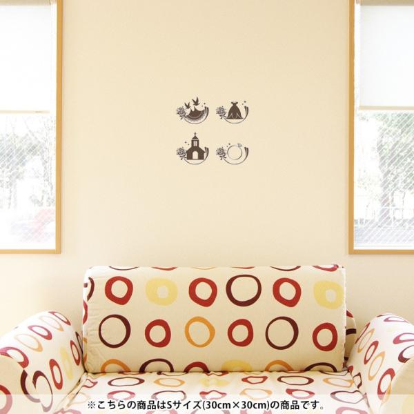 EH[XebJ[  30×30cm V[   ǎ ͂  JbeBOV[g wall sticke  hX@EGfBO@ 014693
