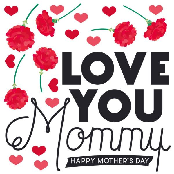 EH[XebJ[  190×427mm wall sticker ̓ mothers day J[l[V  love n[g p EH[XebJ[ 016863