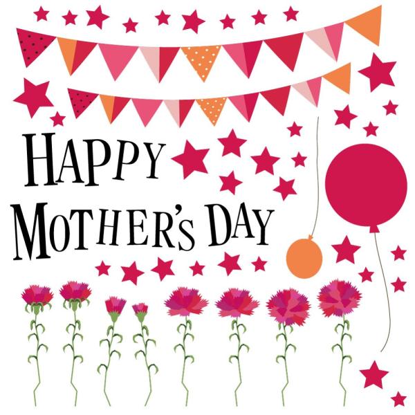 EH[XebJ[  190×427mm wall sticker ̓ mothers day J[l[V  D v[g EH[XebJ[ 016866