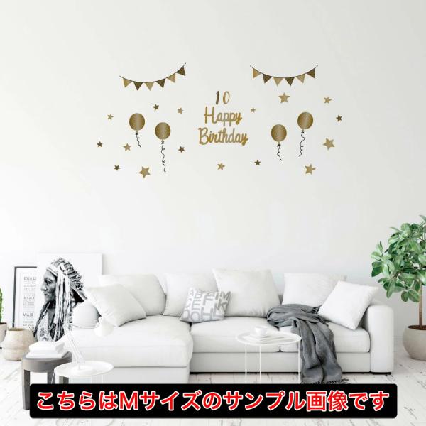 aV[EH[XebJ[ a birthday  200×450mm o[Xf[p[eB  S[h@@D@017311