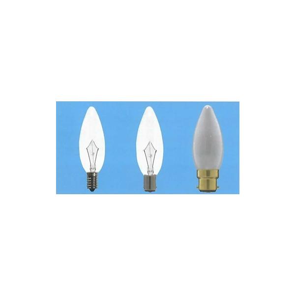 旭光電機  シャンデリア球(海外口金)  C32 E14 110V-10W(C) クリヤー 【品番:021300】