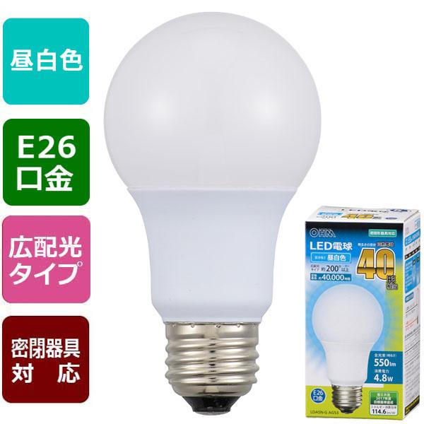 30個 NEC LDA5N-G/2-キキ LED電球 白昼色 530lm E26 【公式通販】