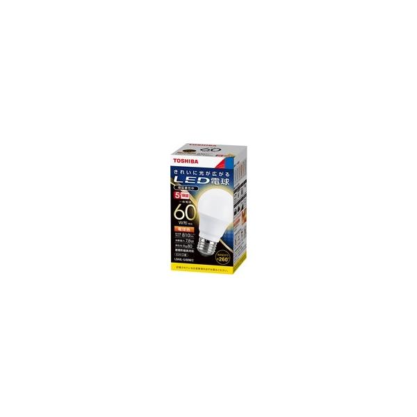 TOSHIBA（東芝） LDA8L-G/60W/2 口金E26 LED電球 一般電球形 全方向