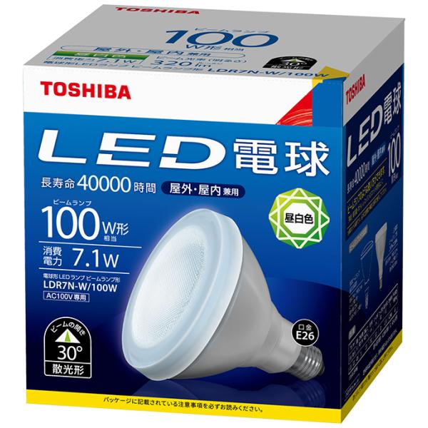 TOSHIBA（東芝） LED電球 ビームランプ形 LDR7N-W/100W(6個セット