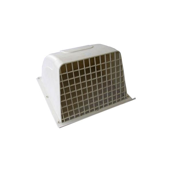 オーム電機 ウェザカバー格子付 25cm換気扇用 ホワイト WK-25W【品番:00-6555】