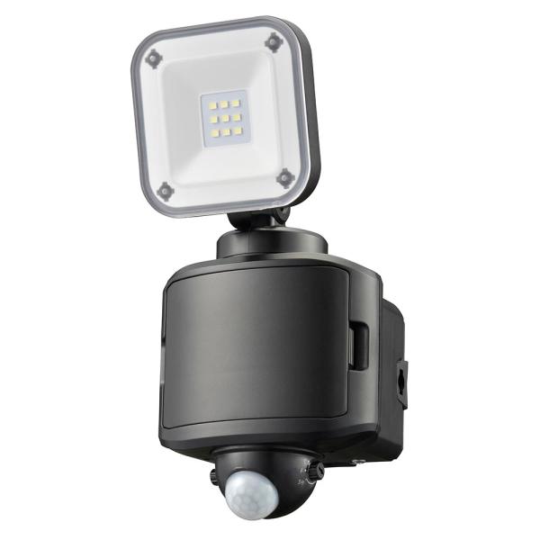 オーム電機 monban 防犯センサーライト 1灯乾電池式 400ルーメン LS-B40W1【品番:07-8805】