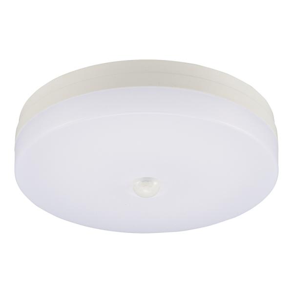 オーム電機 LE-Y13DG-PIR センサー付ミニLEDシーリングライト 100形 1520ルーメン 昼光色 【品番:06-5636】