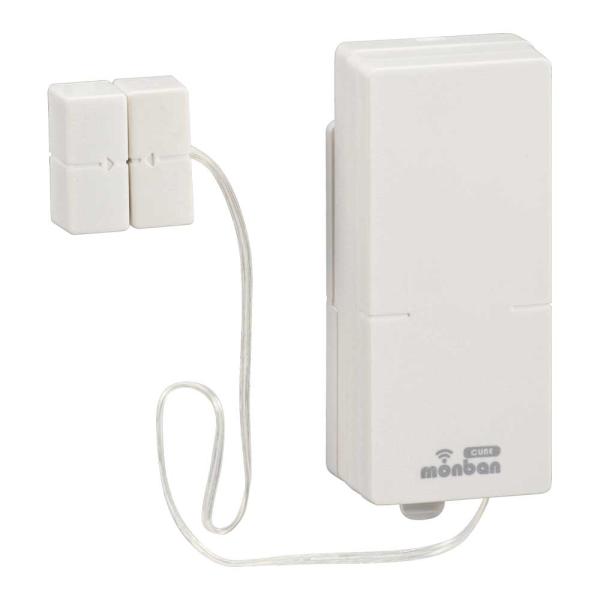 オーム電機 OCH-MAGT25 monban CUBE II 扉センサー送信機 ドアや窓の開閉を検知【品番:08-1910】